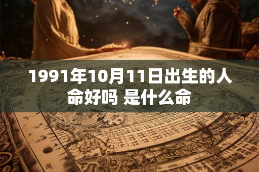 1991年10月11日出生的人命好吗 是什么命
