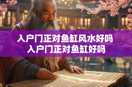 入户门正对鱼缸风水好吗 入户门正对鱼缸好吗
