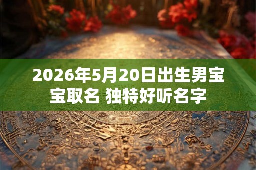 2026年5月20日出生男宝宝取名 独特好听名字 2026年5月20日出生男宝宝取名 独特好听名字