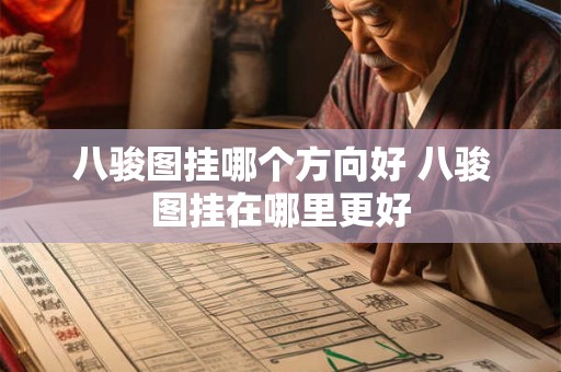 八骏图挂哪个方向好 八骏图挂在哪里更好