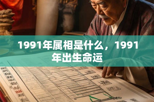 1991年属相是什么，1991年出生命运