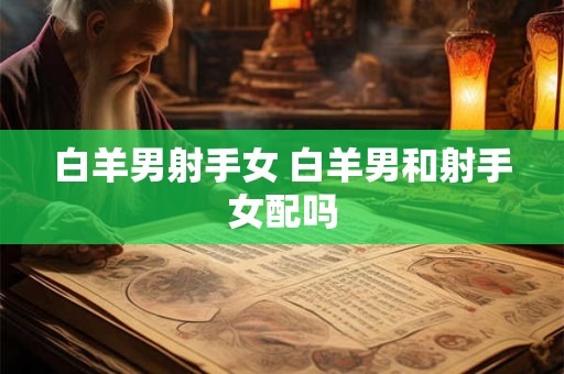 白羊男射手女 白羊男和射手女配吗