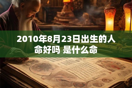 2010年8月23日出生的人命好吗 是什么命 2010年8月23日出生的人命好吗 是什么命