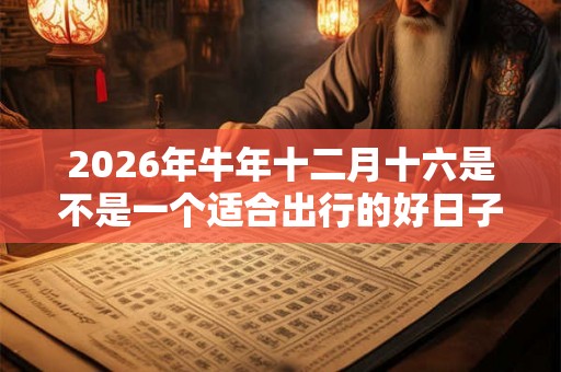 2026年牛年十二月十六是不是一个适合出行的好日子？