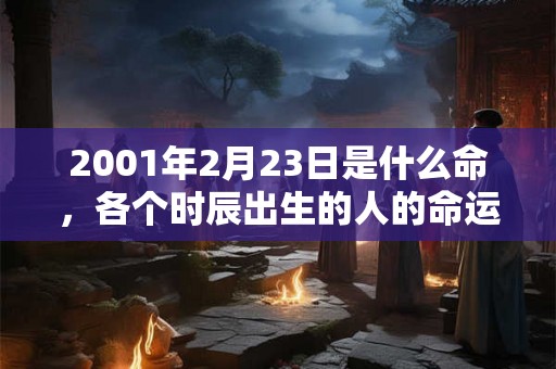 2001年2月23日是什么命，各个时辰出生的人的命运