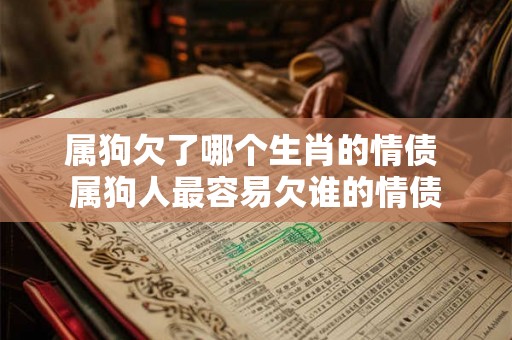 属狗欠了哪个生肖的情债 属狗人最容易欠谁的情债