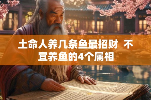 土命人养几条鱼最招财  不宜养鱼的4个属相