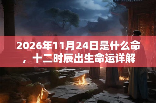 2026年11月24日是什么命,十二时辰出生命运详解 2026年11月24日是什么命,十二时辰出生命运详解