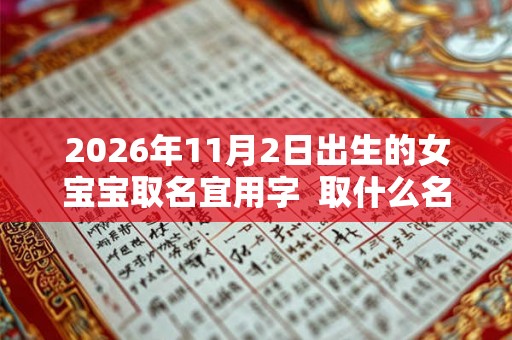 2026年11月2日出生的女宝宝取名宜用字  取什么名字好