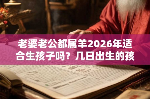 老婆老公都属羊2026年适合生孩子吗？几日出生的孩子命好？