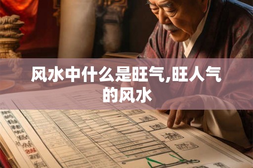 风水中什么是旺气,旺人气的风水