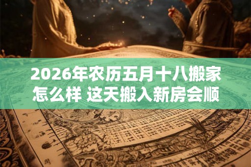 2026年农历五月十八搬家怎么样 这天搬入新房会顺利吗