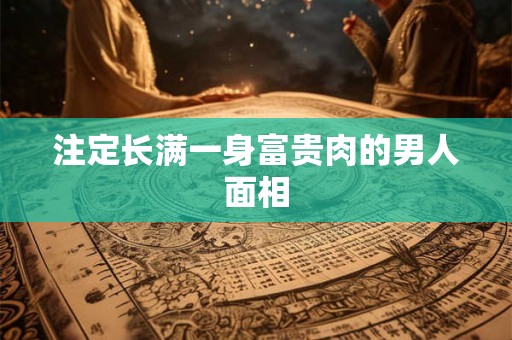 注定长满一身富贵肉的男人面相