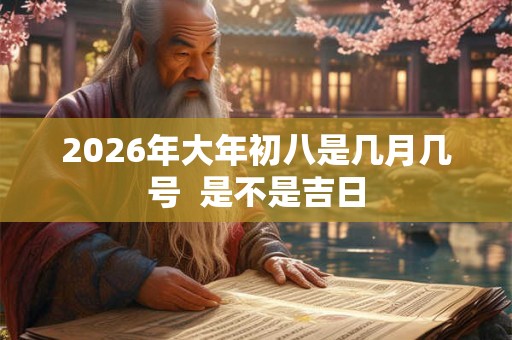 2026年大年初八是几月几号  是不是吉日