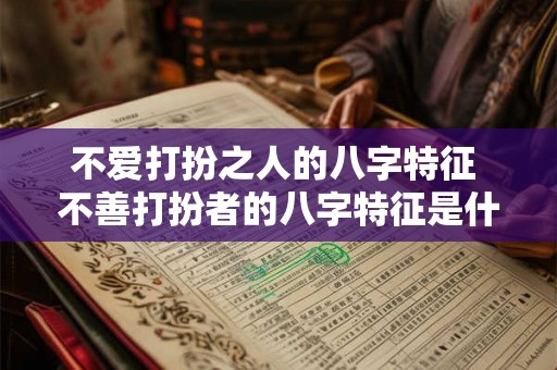 不爱打扮之人的八字特征 不善打扮者的八字特征是什么