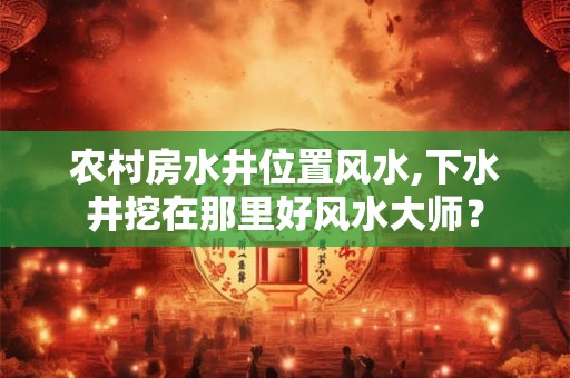 农村房水井位置风水,下水井挖在那里好风水大师？