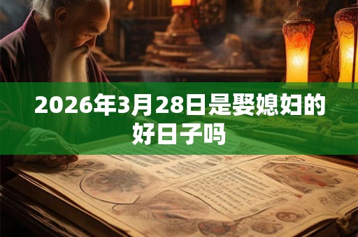 2026年3月28日是娶媳妇的好日子吗 2026年3月28日是娶媳妇的好日子吗
