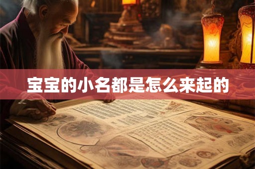 宝宝的小名都是怎么来起的 宝宝的小名都是怎么来起的