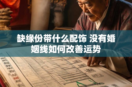 缺缘份带什么配饰 没有婚姻线如何改善运势 缺缘份带什么配饰 没有婚姻线如何改善运势