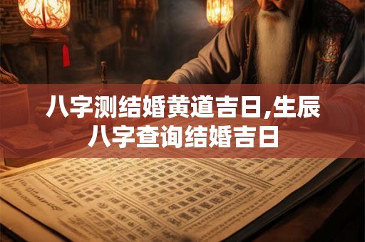 八字测结婚黄道吉日,生辰八字查询结婚吉日