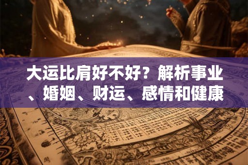 大运比肩好不好？解析事业、婚姻、财运、感情和健康表现