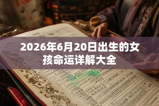 2026年6月20日出生的女孩命运详解大全