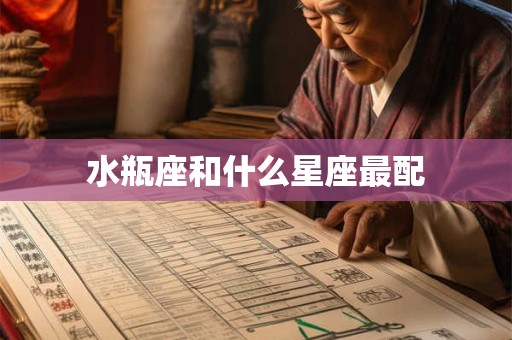 水瓶座和什么星座最配 水瓶座和什么星座最配