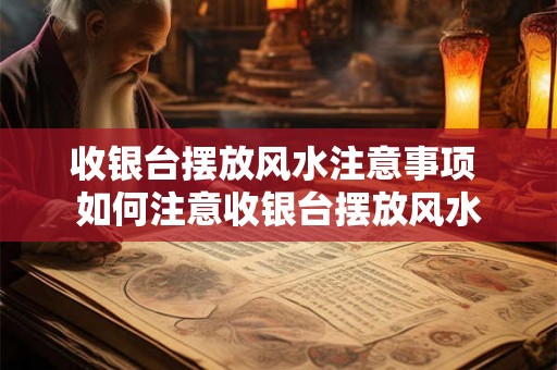 收银台摆放风水注意事项 如何注意收银台摆放风水