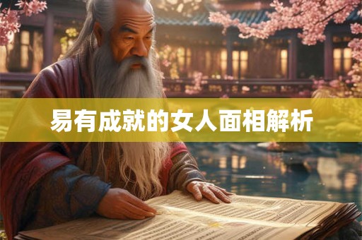 易有成就的女人面相解析