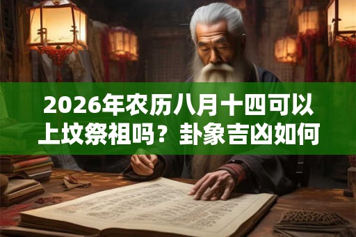 2026年农历八月十四可以上坟祭祖吗？卦象吉凶如何？