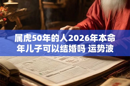 属虎50年的人2026年本命年儿子可以结婚吗 运势波折不宜结婚