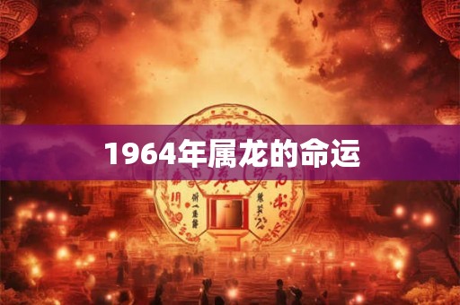 1964年属龙的命运