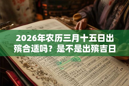 2026年农历三月十五日出殡合适吗？是不是出殡吉日？