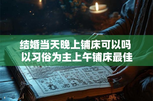 结婚当天晚上铺床可以吗 以习俗为主上午铺床最佳 结婚当天晚上铺床可以吗 以习俗为主上午铺床最佳