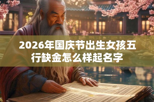 2026年国庆节出生女孩五行缺金怎么样起名字 2026年国庆节出生女孩五行缺金怎么样起名字