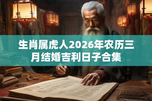 生肖属虎人2026年农历三月结婚吉利日子合集