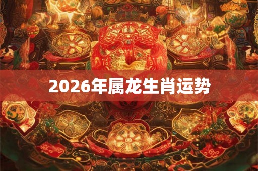2026年属龙生肖运势