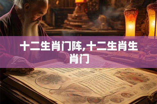 十二生肖门阵,十二生肖生肖门