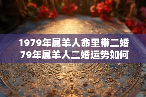 1979年属羊人命里带二婚 79年属羊人二婚运势如何