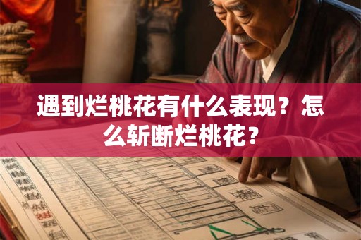 遇到烂桃花有什么表现？怎么斩断烂桃花？