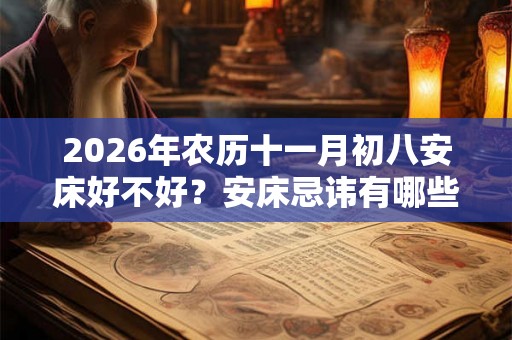 2026年农历十一月初八安床好不好？安床忌讳有哪些？