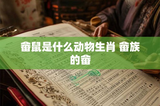 畲鼠是什么动物生肖 畲族的畲