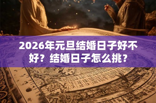 2026年元旦结婚日子好不好?结婚日子怎么挑? 2026年元旦结婚日子好不好?结婚日子怎么挑?