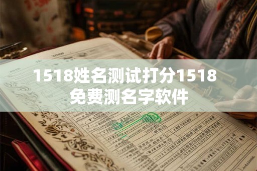 1518姓名测试打分1518  免费测名字软件