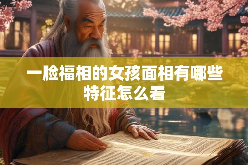 一脸福相的女孩面相有哪些特征怎么看 一脸福相的女孩面相有哪些特征怎么看