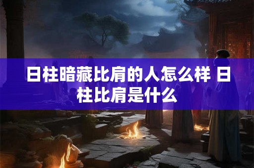 日柱暗藏比肩的人怎么样 日柱比肩是什么
