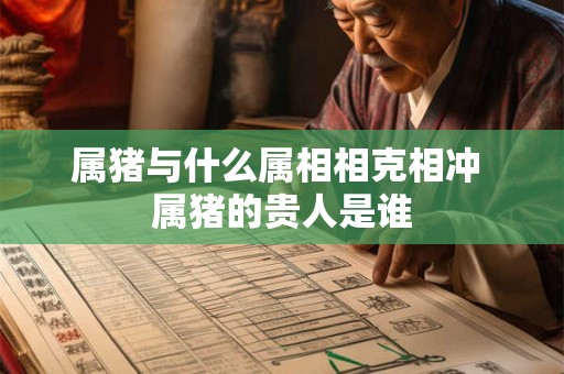 属猪与什么属相相克相冲 属猪的贵人是谁