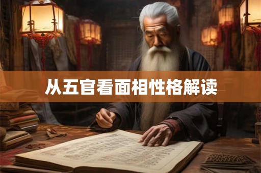 从五官看面相性格解读