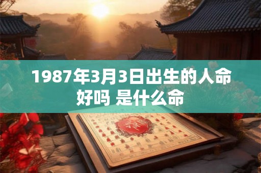 1987年3月3日出生的人命好吗 是什么命
