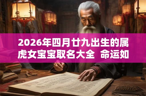 2026年四月廿九出生的属虎女宝宝取名大全  命运如何